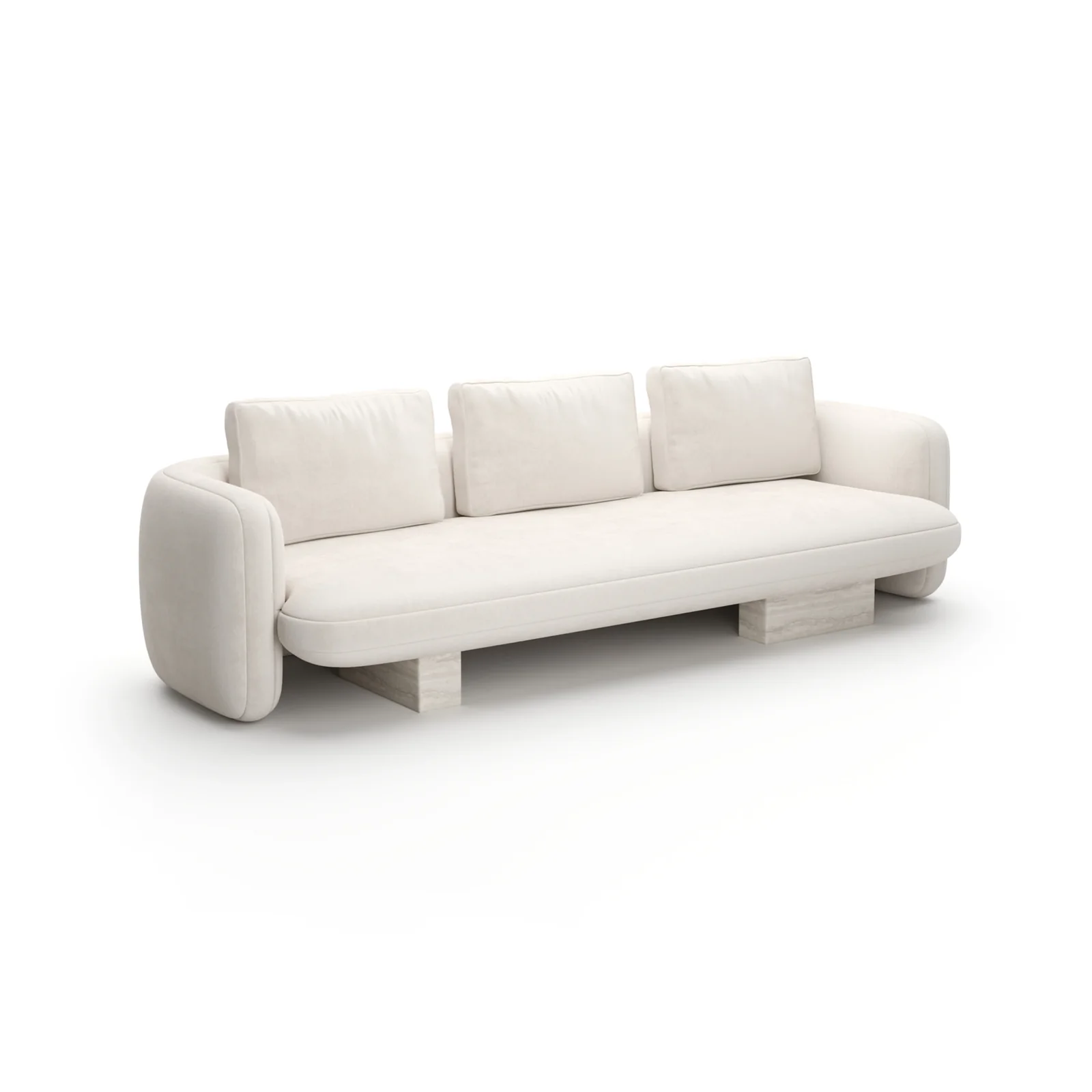 Overlap Sofa Ecru — view 4