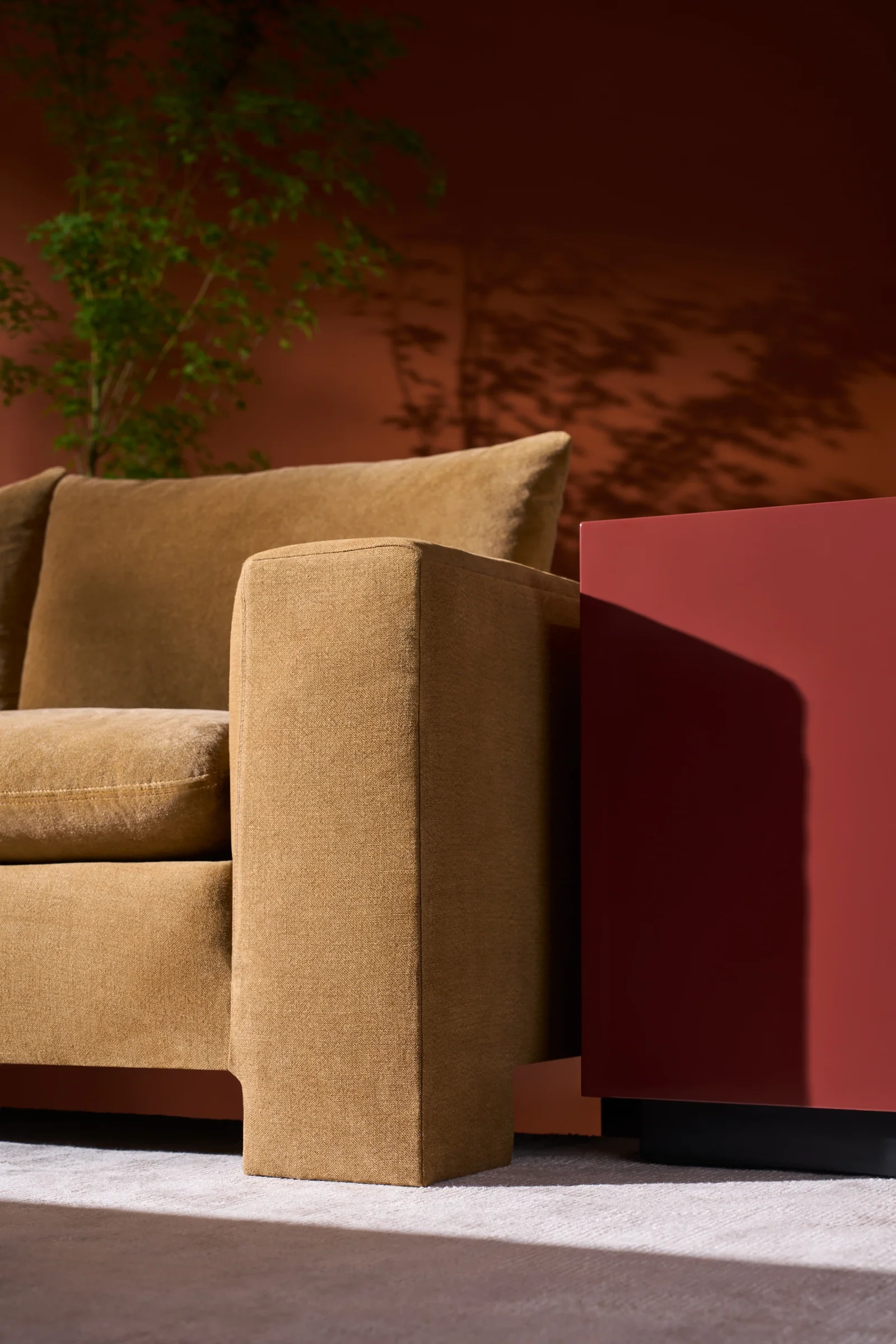 Devon 98" Sofa Camel — view 3