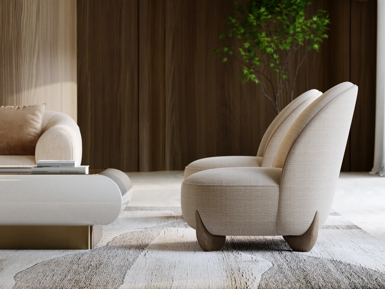 Seta Chair Oatmeal — view 3
