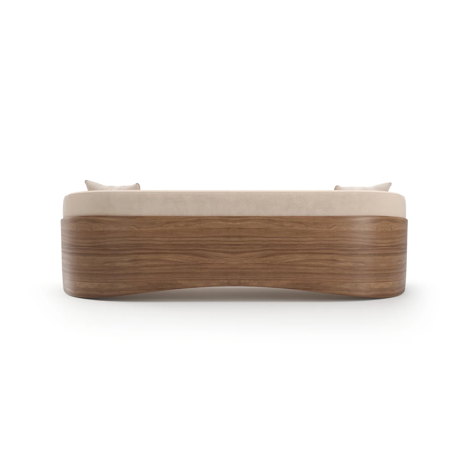 Fleur Wood Back Sofa — view 7