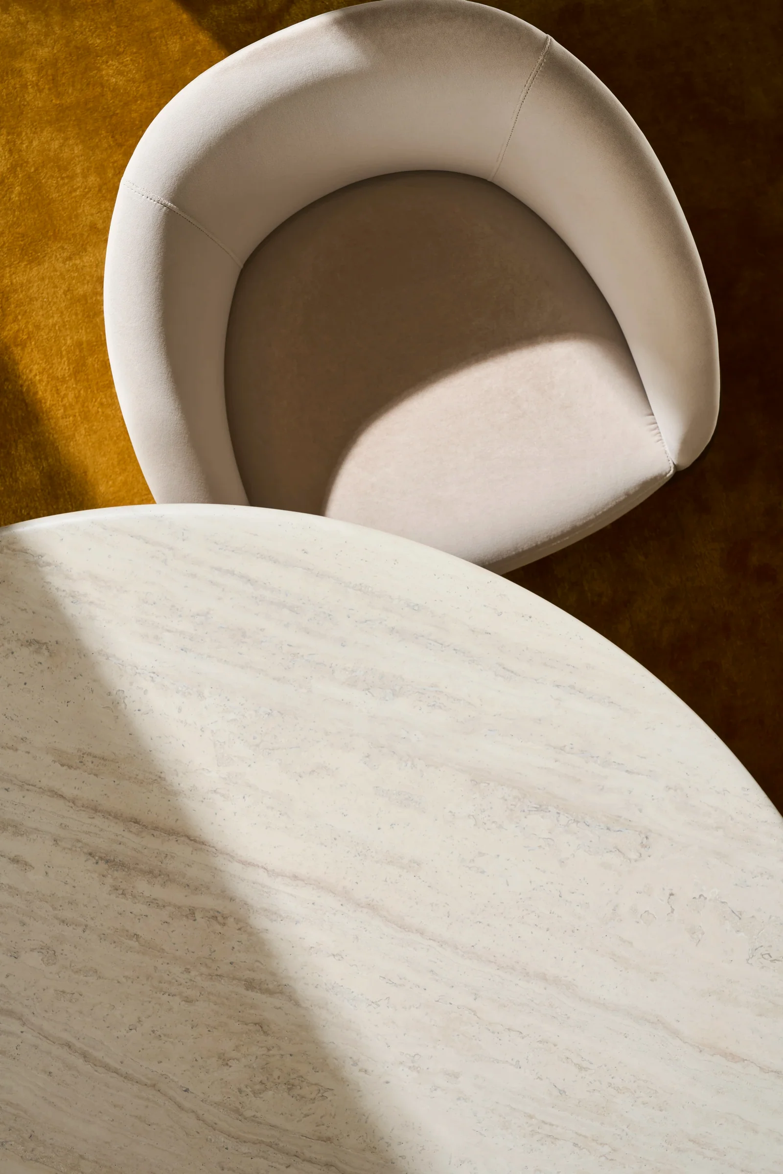 Fleur Wood Back Dining Chair — view 4