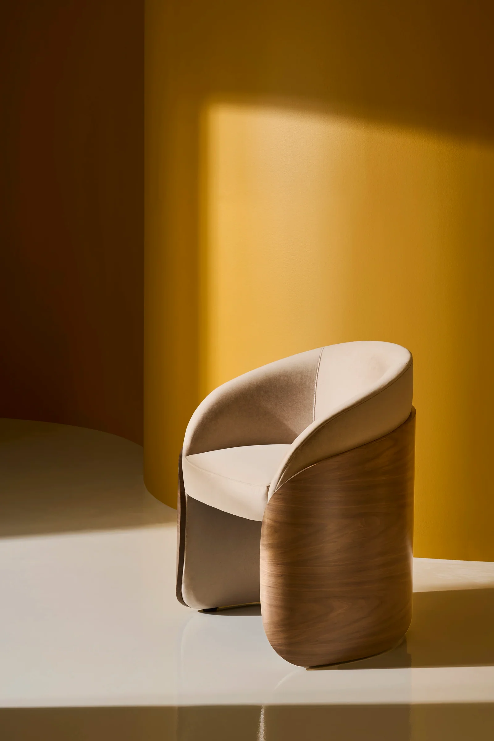 Fleur Wood Back Dining Chair — view 5