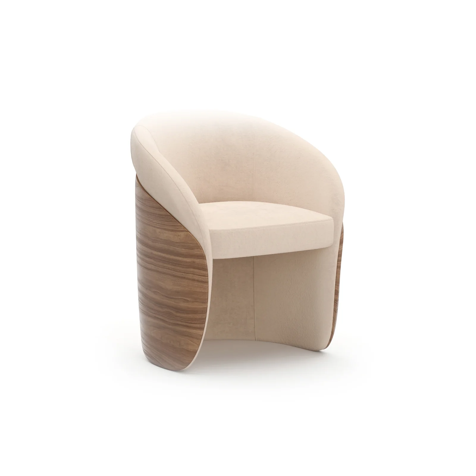Fleur Wood Back Dining Chair — view 6