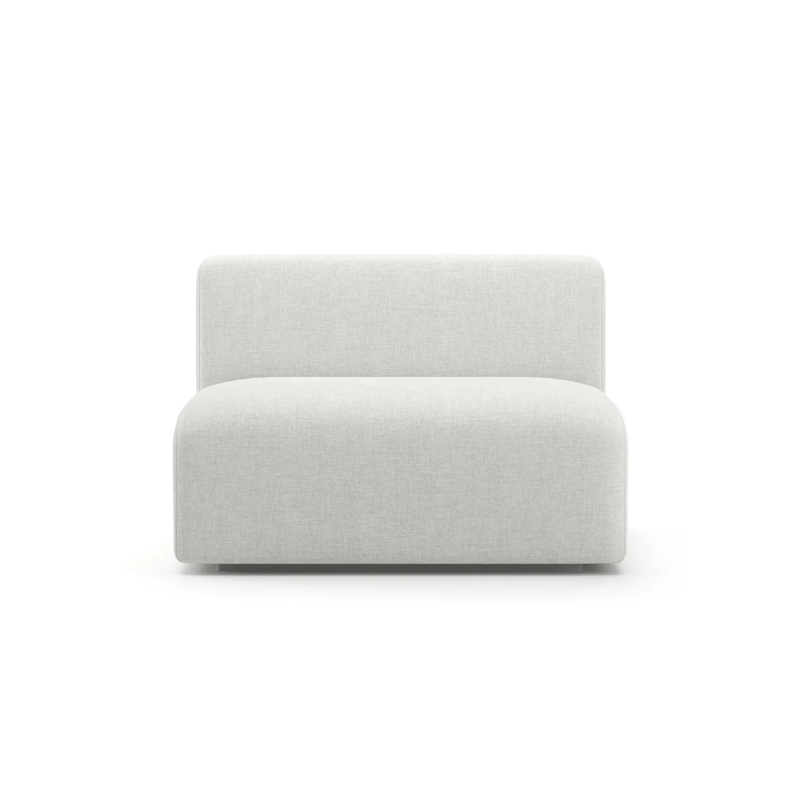 Rhythm Armless Chair Ivory