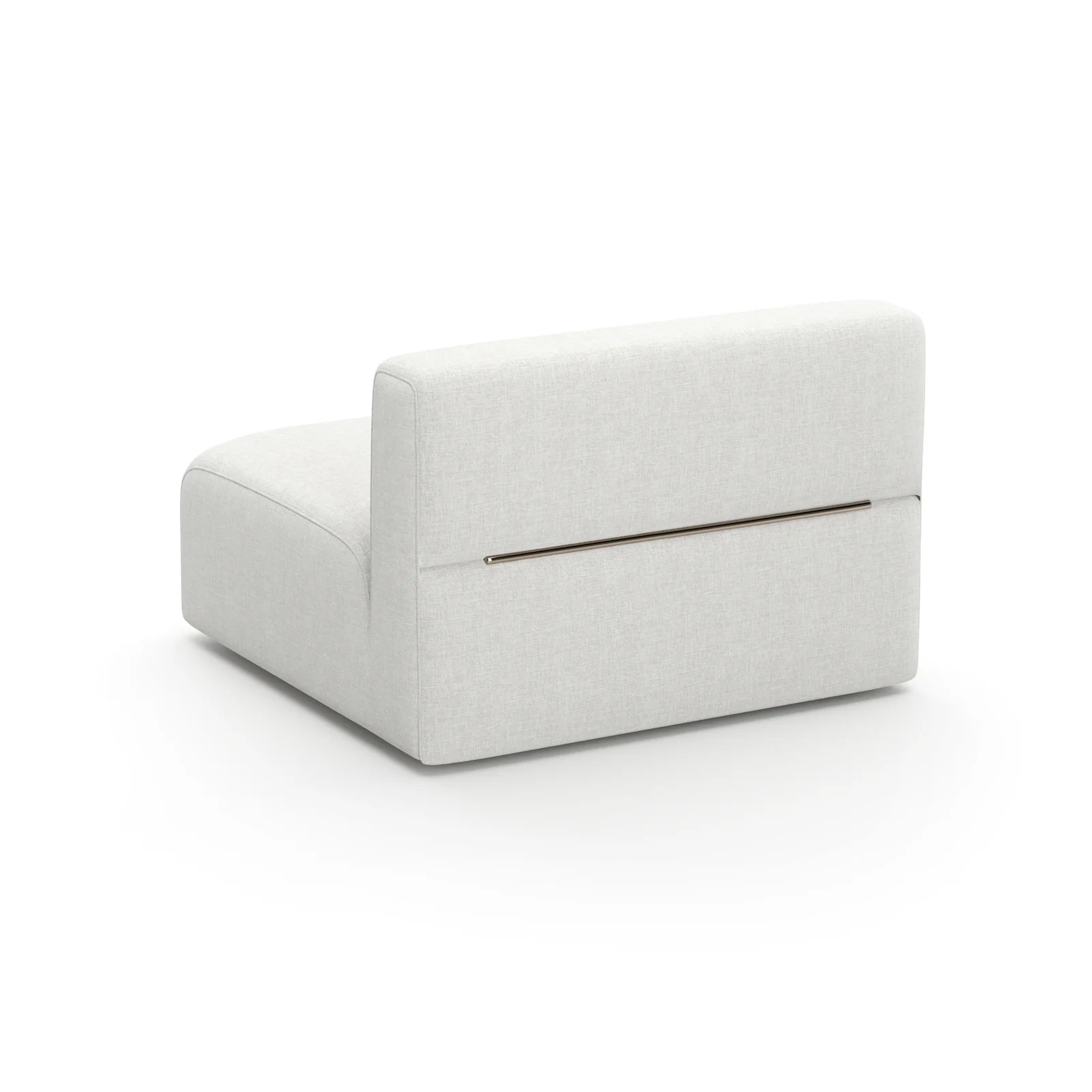 Rhythm Armless Chair Ivory — view 5