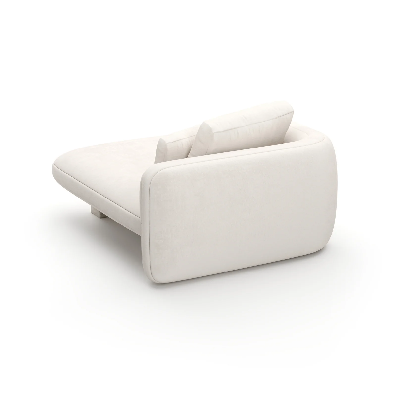 Overlap Laf Chaise Ecru — view 4