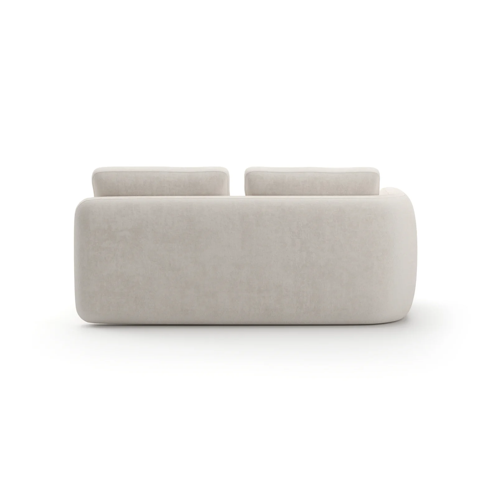 Overlap Laf Loveseat Ecru — view 8