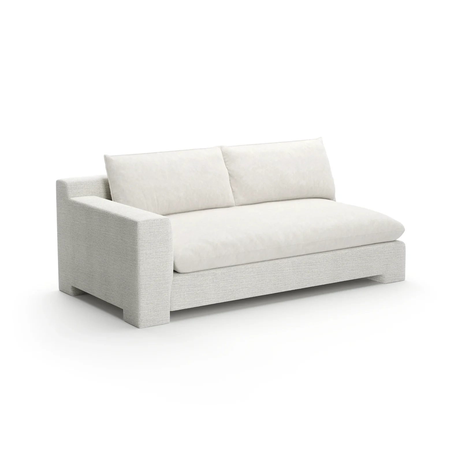Devon Laf Loveseat Ivory — view 4