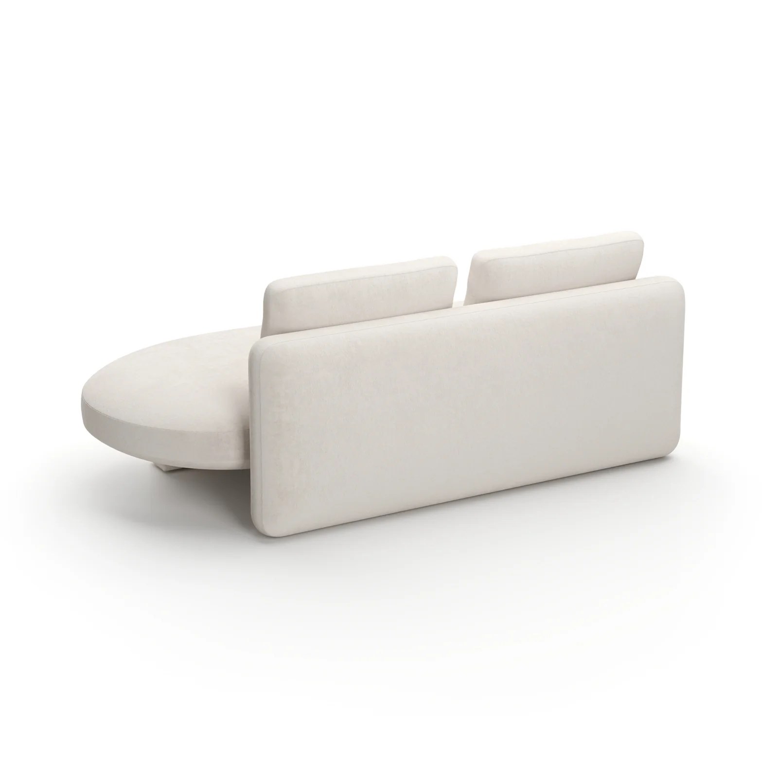 Overlap Laf Armless Bumper Ecru — view 4
