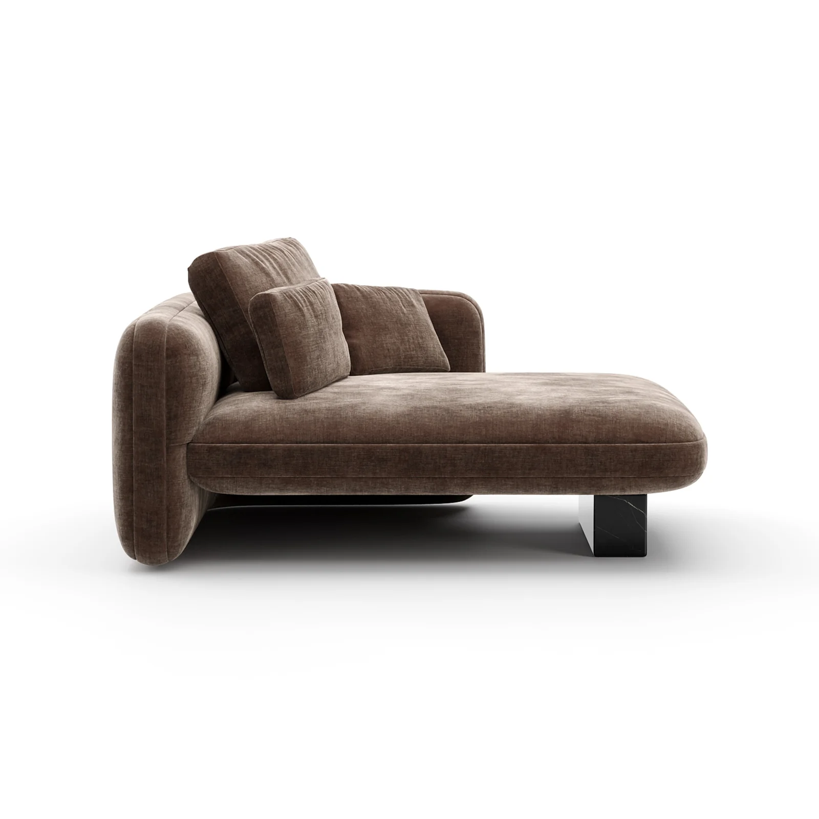 Overlap Raf Chaise Dark Taupe — view 5