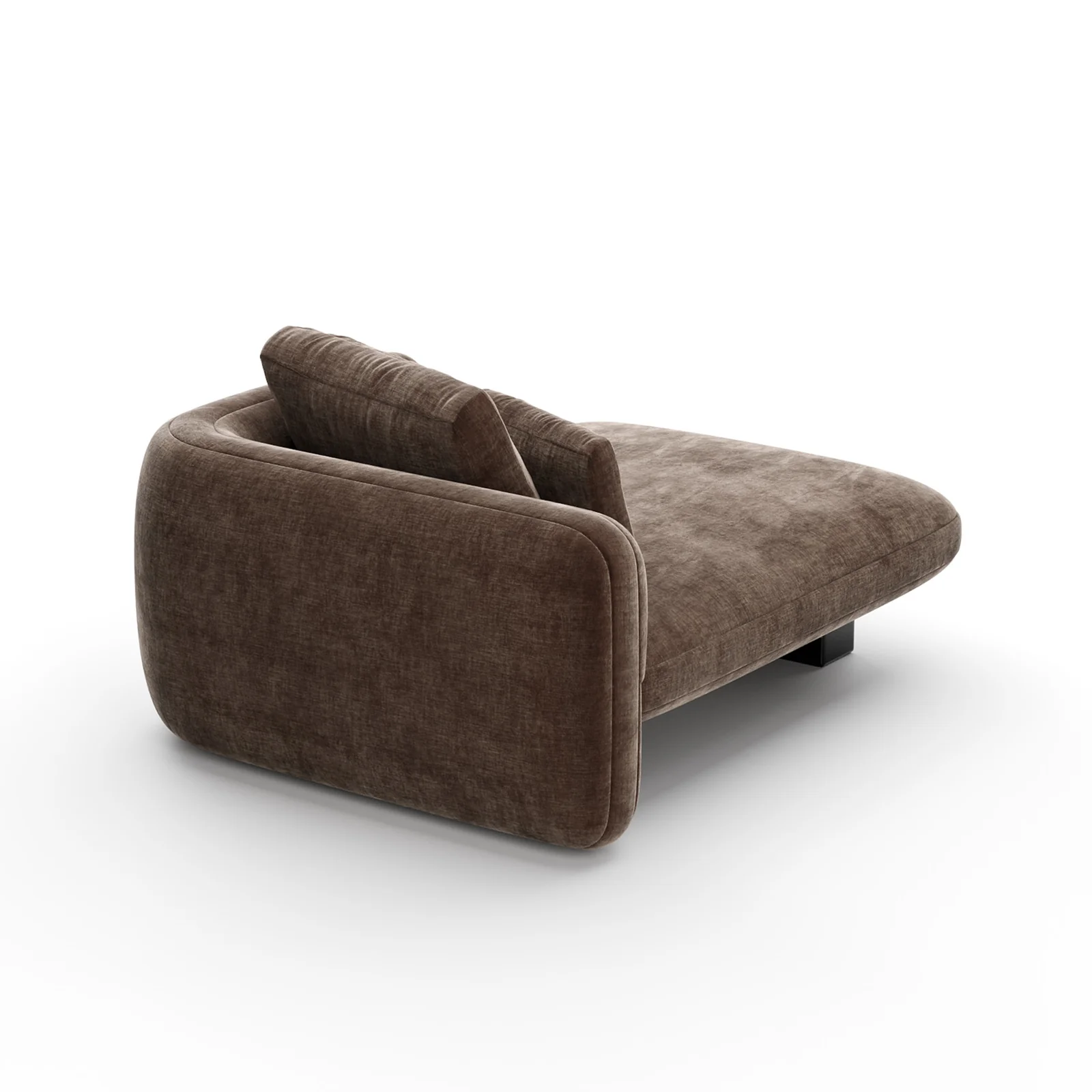 Overlap Raf Chaise Dark Taupe — view 6