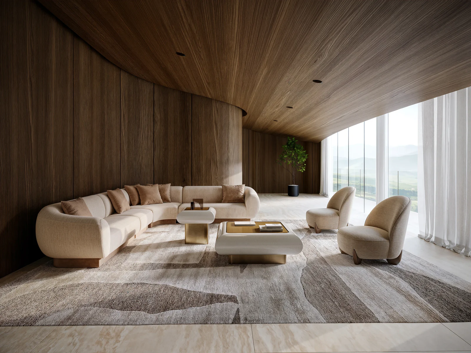 Seta Raf Loveseat Oatmeal — view 2