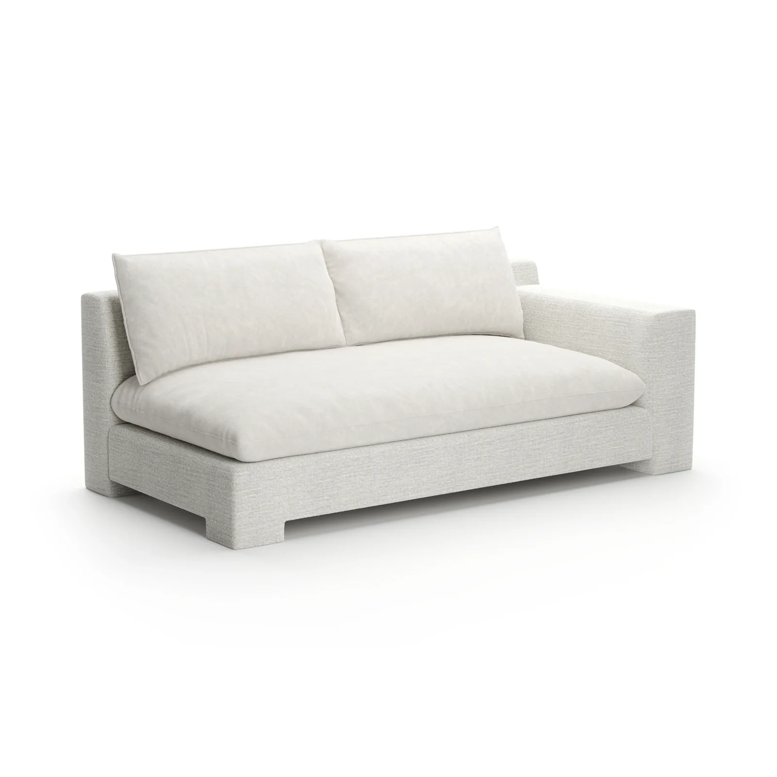 Devon Raf Loveseat Ivory — view 4