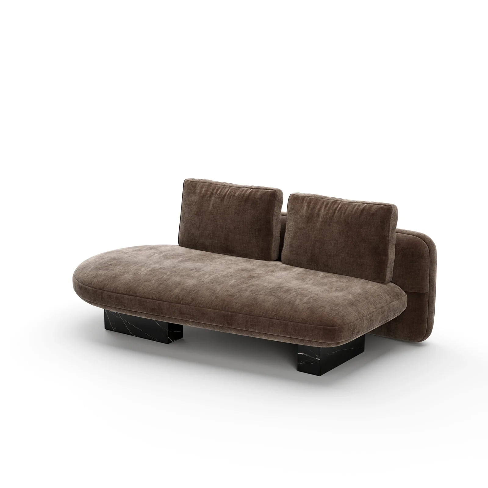 Overlap Raf Armless Bumper Dk Taupe — view 3