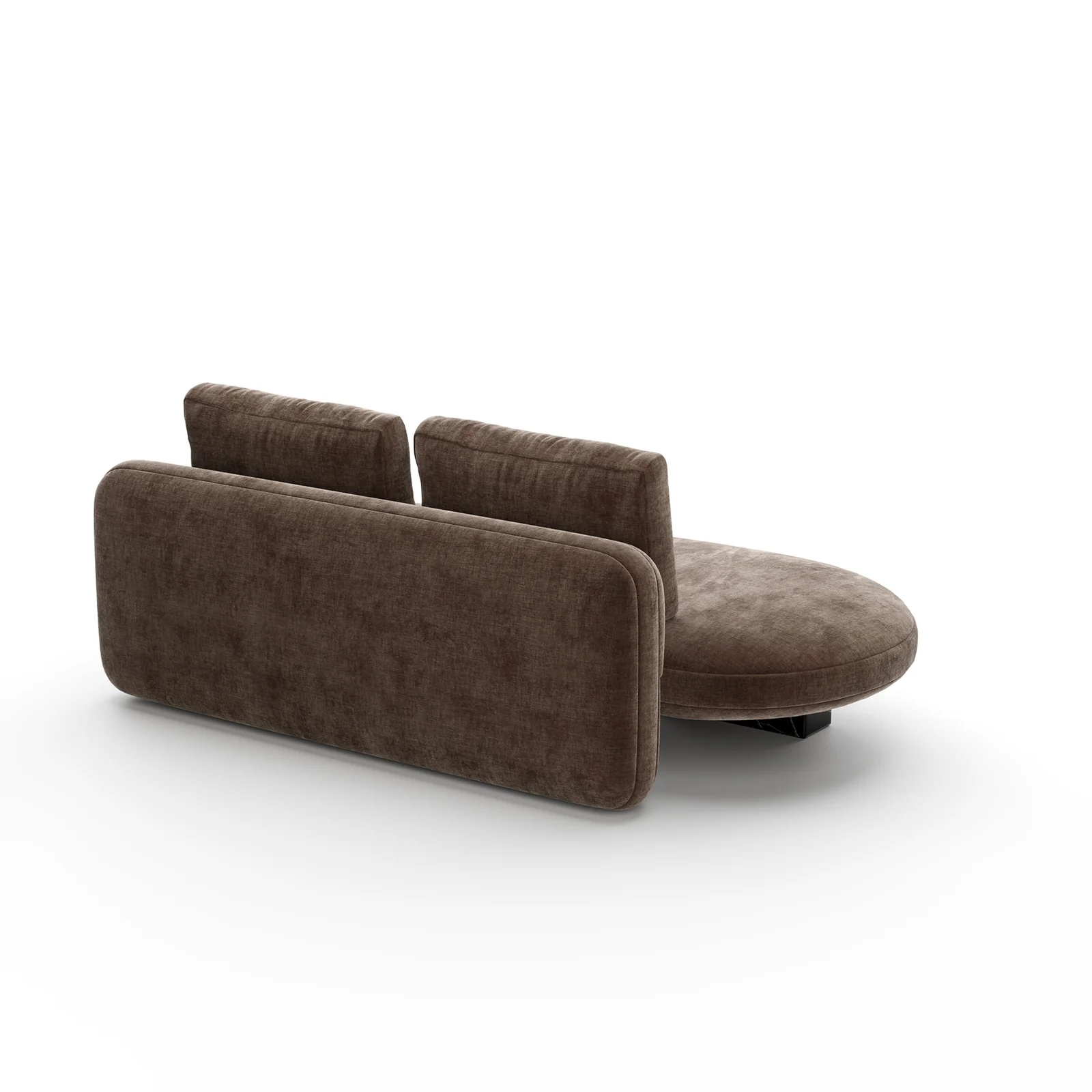 Overlap Raf Armless Bumper Dk Taupe — view 5