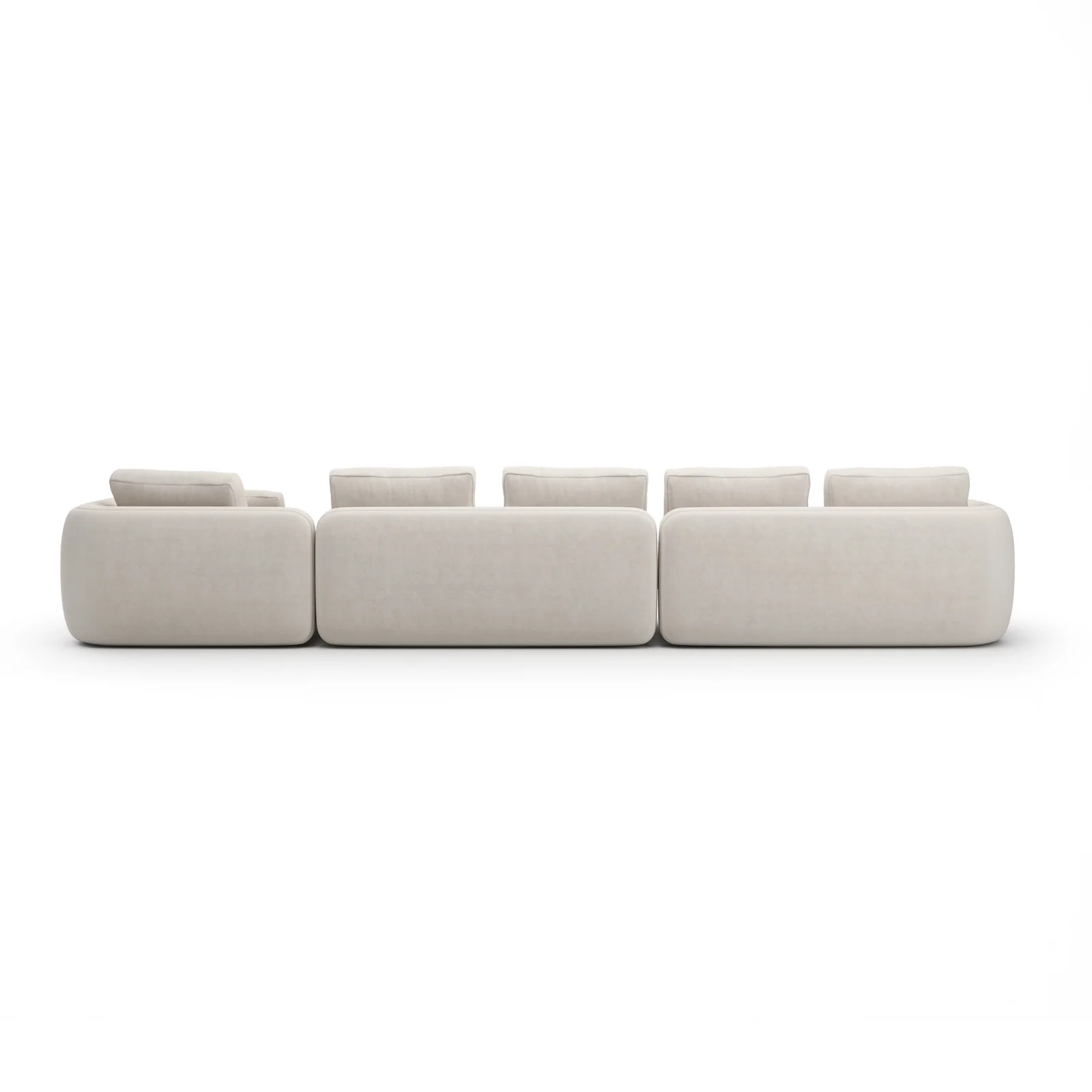 Overlap Right Chaise Sec Large Ecru — view 4