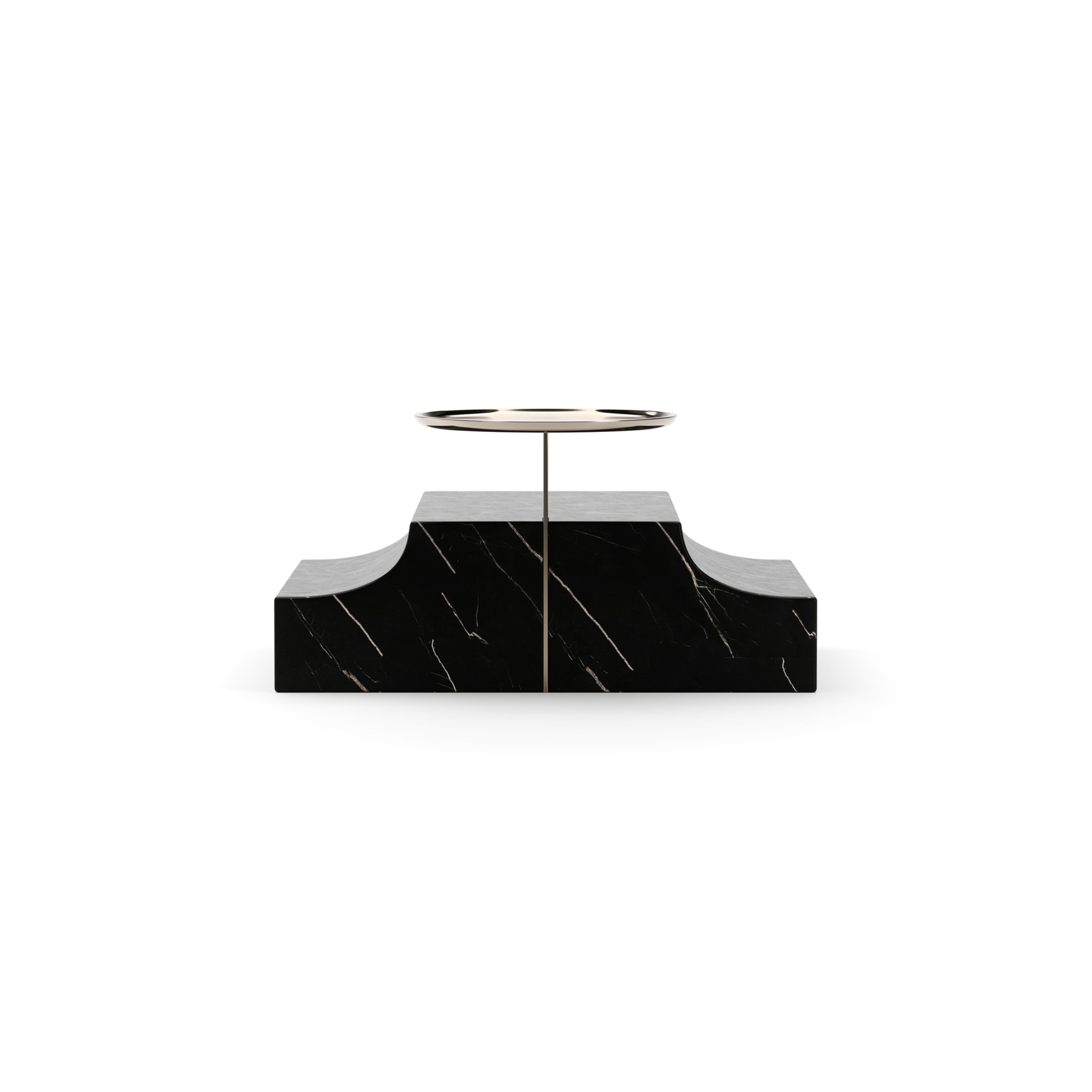 Overlap Rectangle Wedge Base Dark