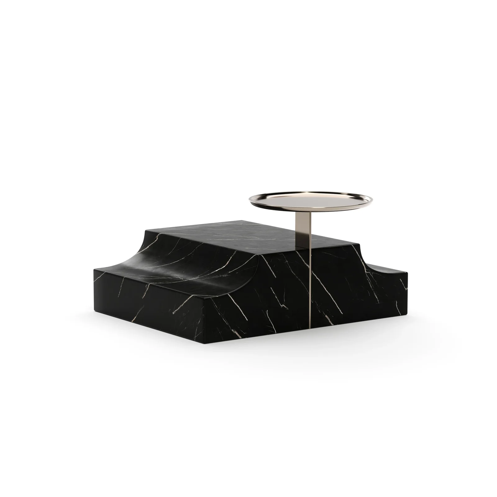 Overlap Rectangle Wedge Base Dark — view 3