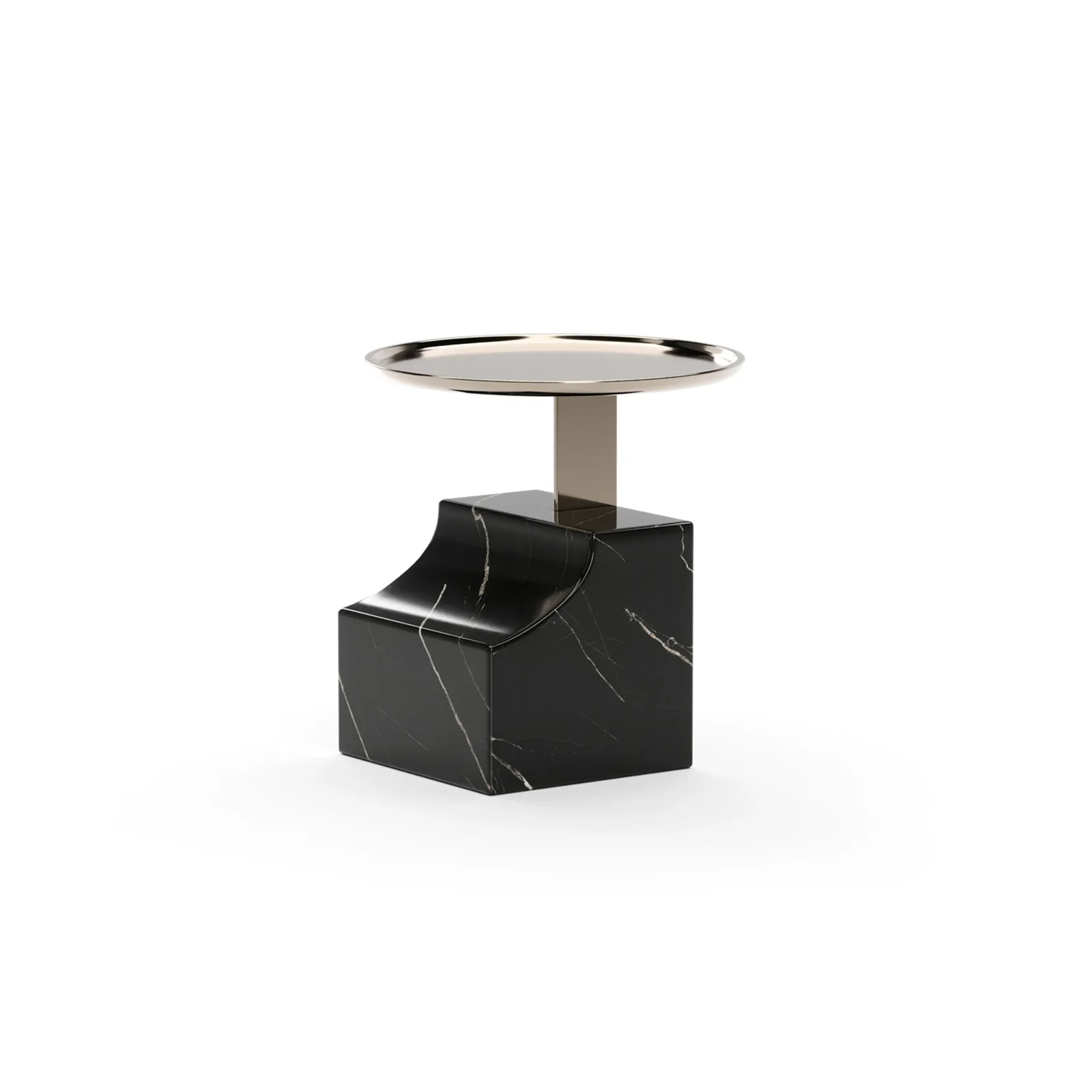 Overlap Sectional Accent Table Dark — view 4