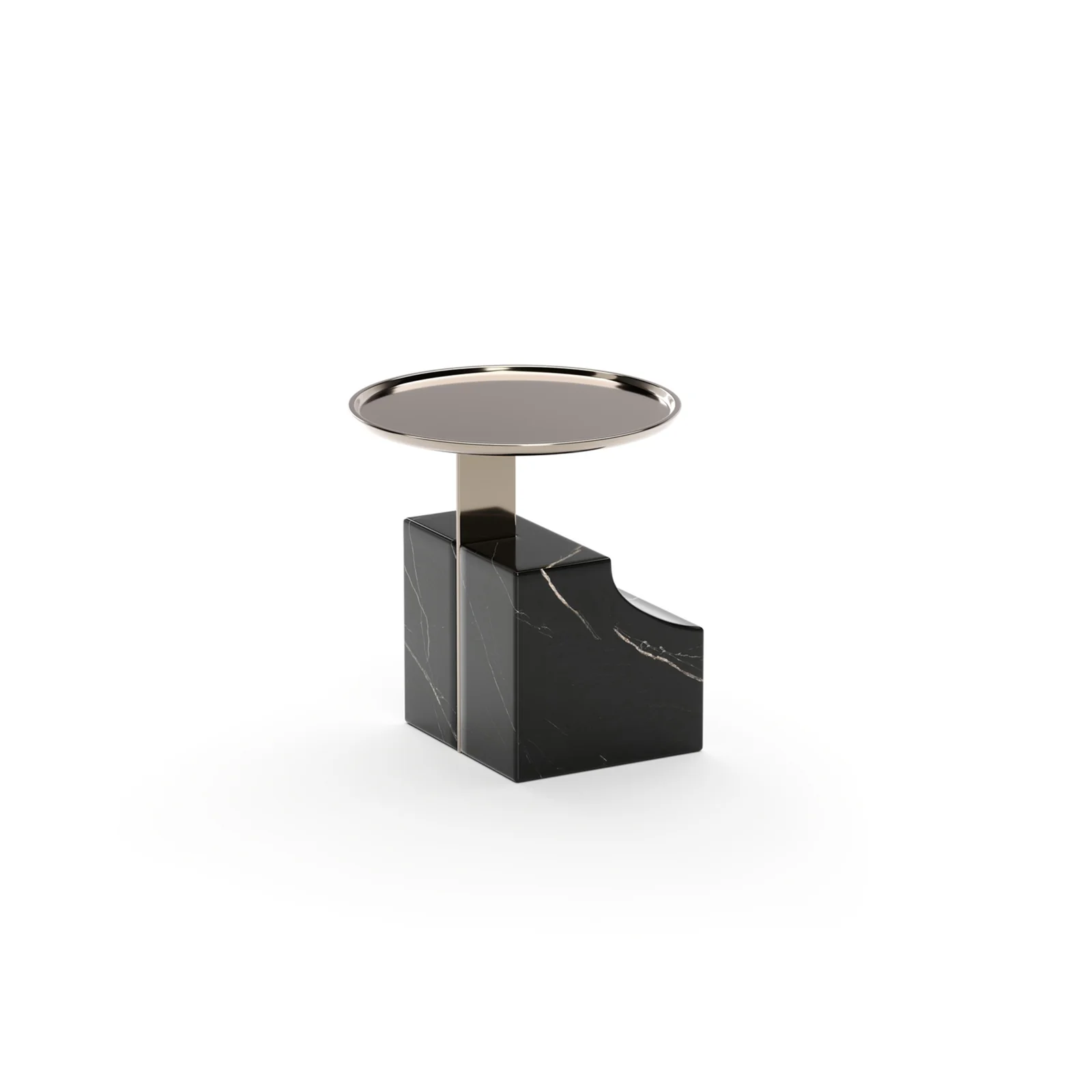 Overlap Sectional Accent Table Dark — view 6