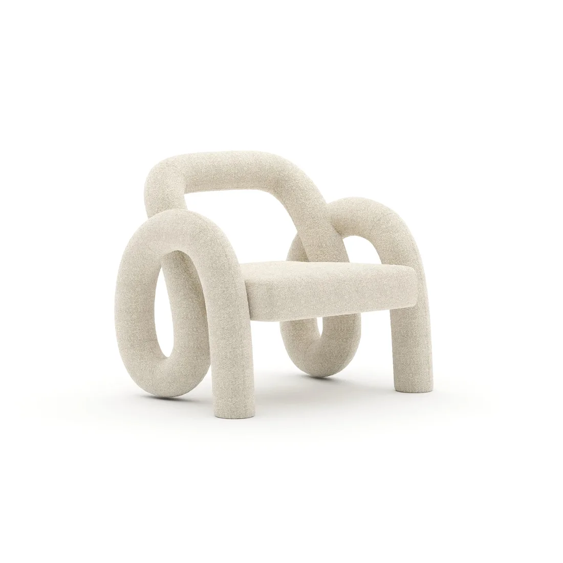 Gelee Uph Accent Chair - Ivory