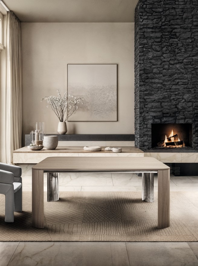 Eye Square Dining Table in a room setting