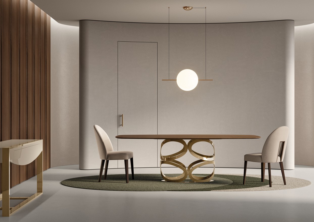 Icon Dining Table in a room setting