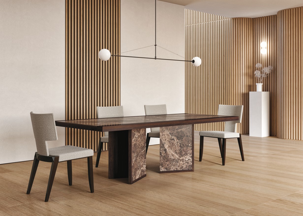 Jet Set Dining Table in a room setting