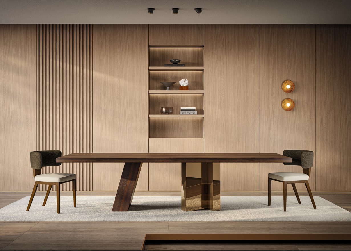 Opera Dining Table in a room setting
