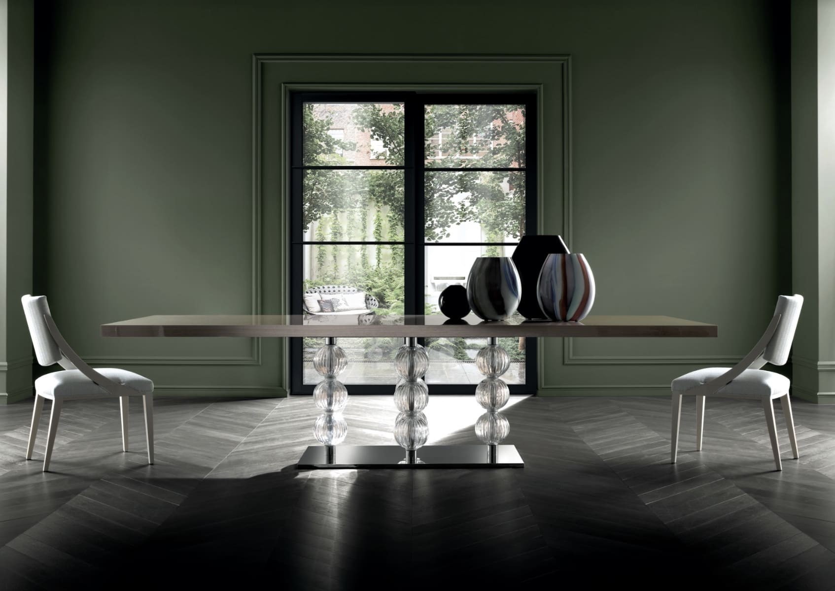Royal Dining Table in a room setting