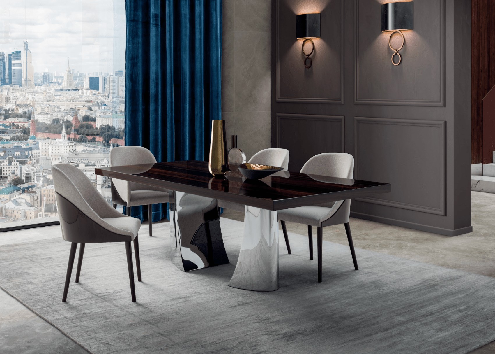 Shell Chair in a room setting