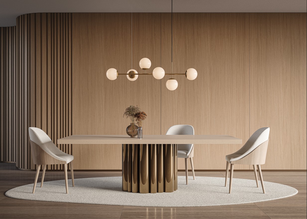 Splendor Dining Table in a room setting