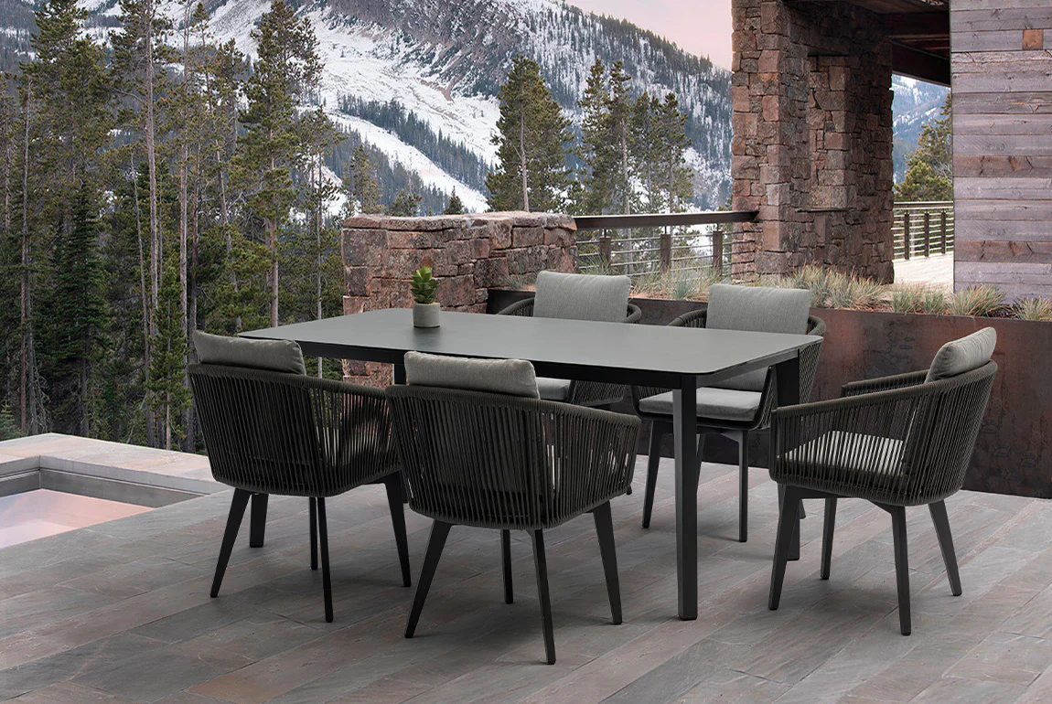 DIVA rectangular dining table (seats 6) — view 2