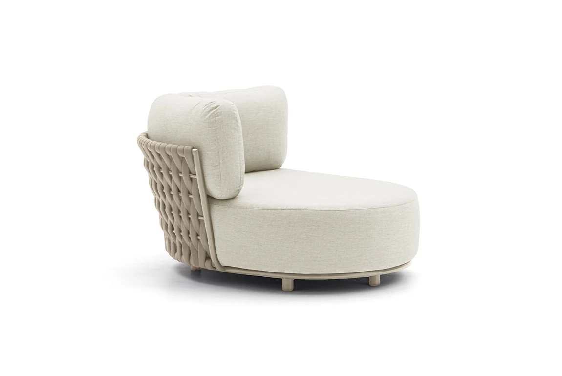 HUG right hand curved chair — view 2