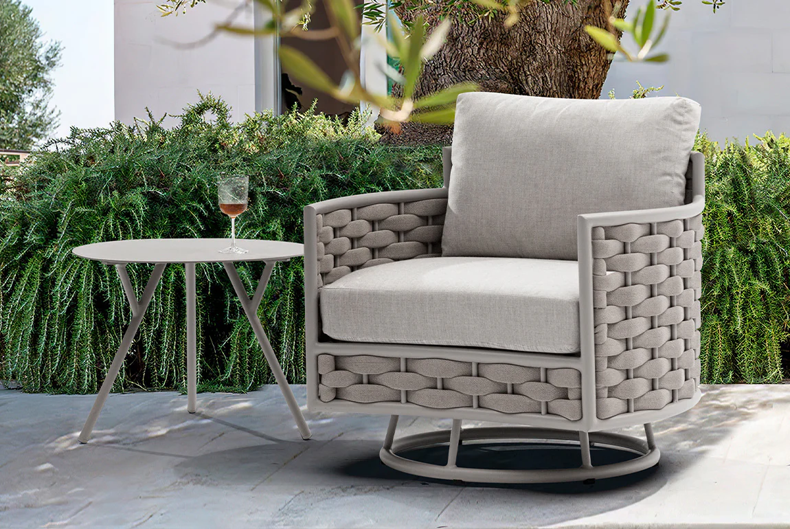 LOOP swivel armchair — view 6
