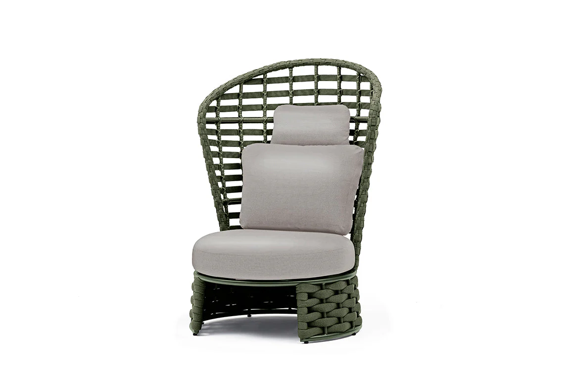 NOBLE high back armless chair — view 2