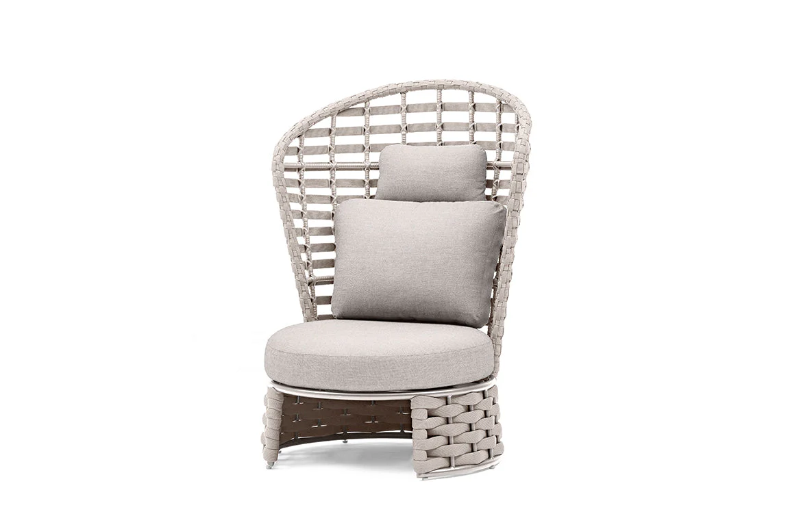 NOBLE high back armless chair — view 3