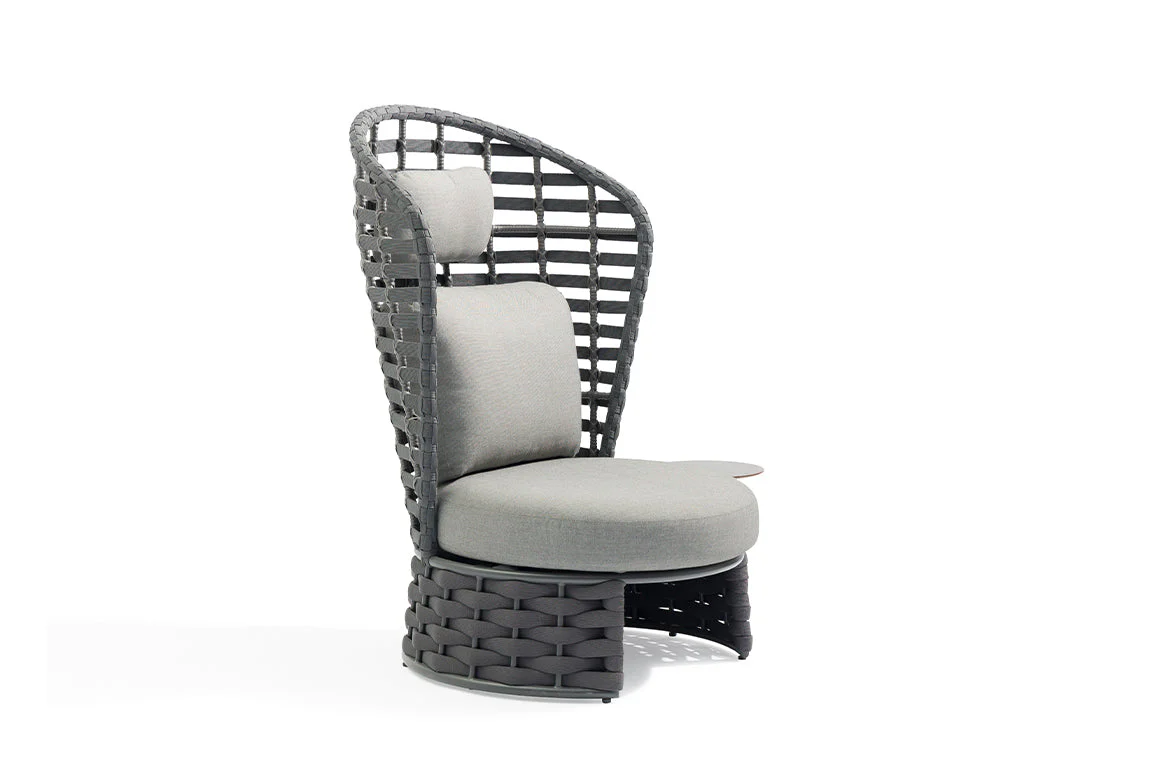 NOBLE high back armless chair — view 5