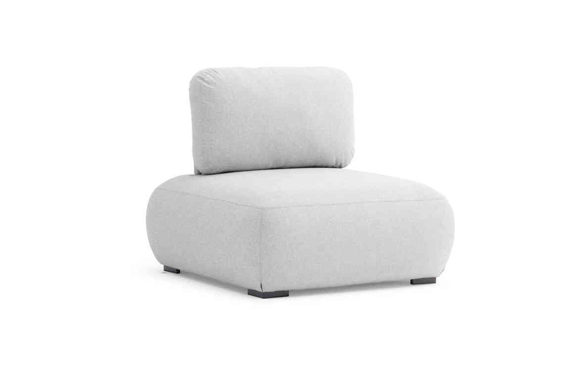 Couture Jardin OLALA armless chair — Light Grey official product photo