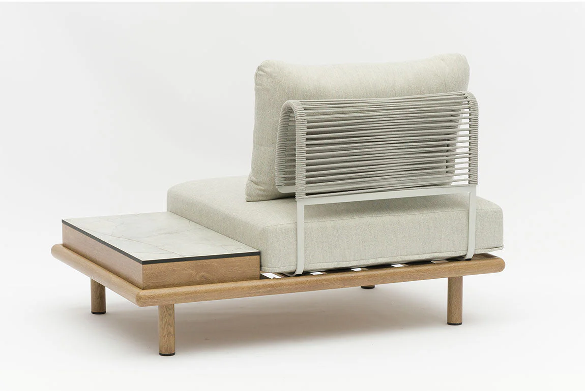 PLAY armless chair with side table — view 2
