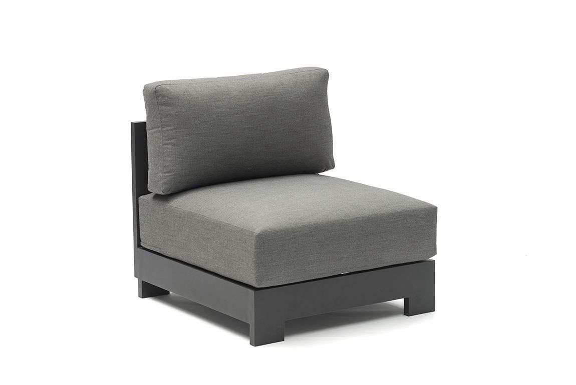 Couture Jardin SKY armless chair — Anthracite official product photo