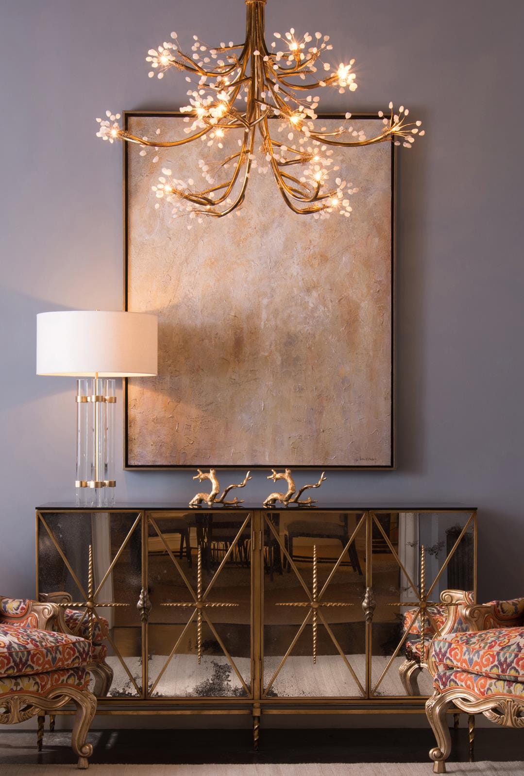 John Richard Sixteen-Light Halogen Chandelier official image 6