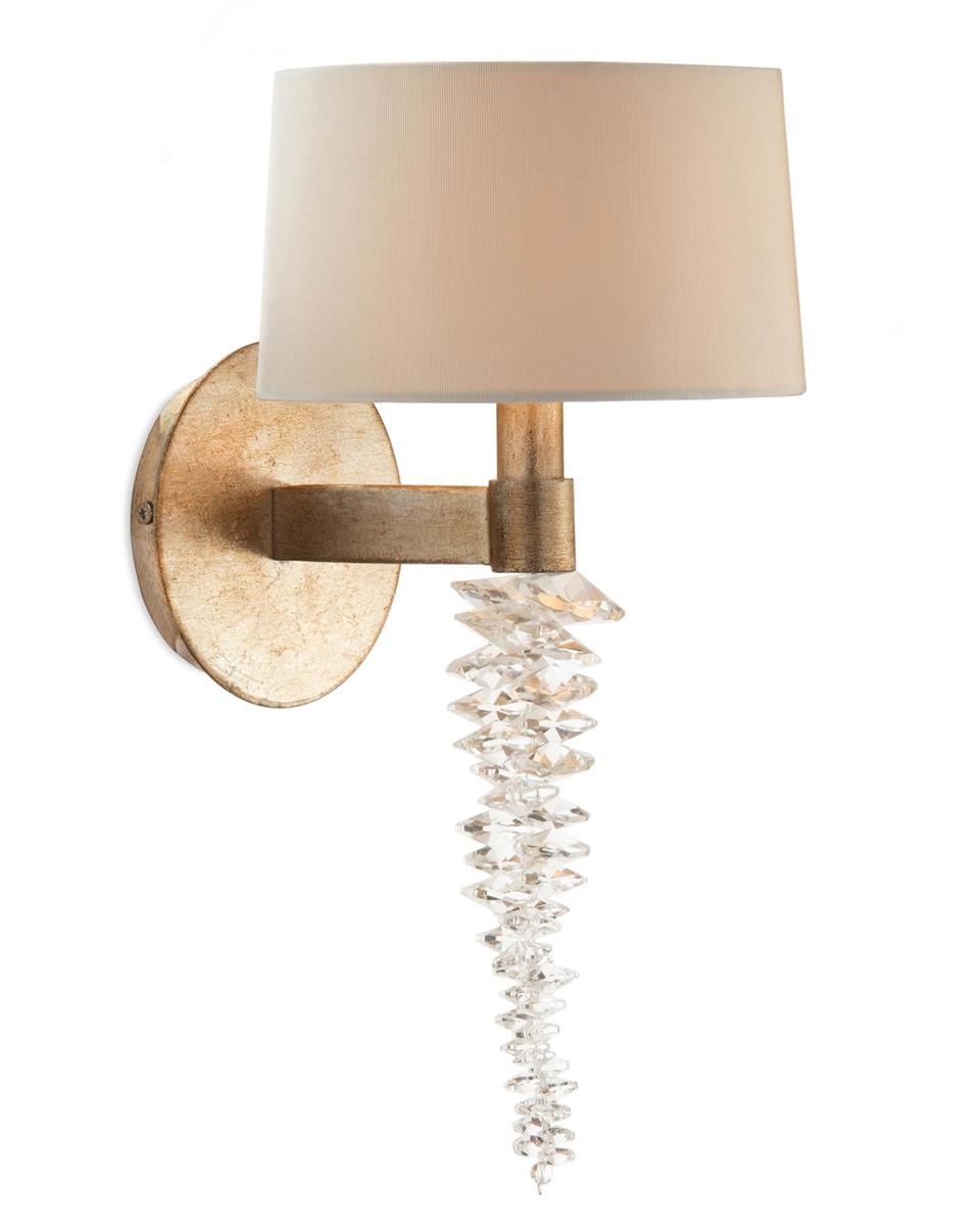 John Richard Cascading Crystal Waterfall One-Light Wall Sconce official image 2