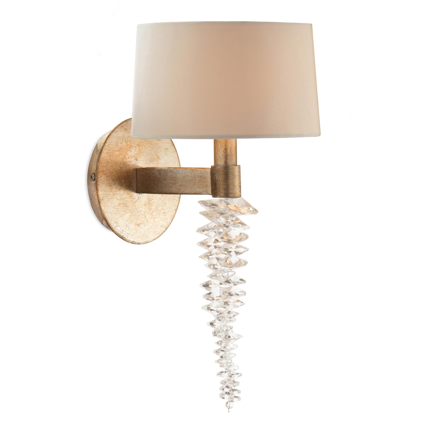 John Richard Cascading Crystal Waterfall One-Light Wall Sconce official image 3