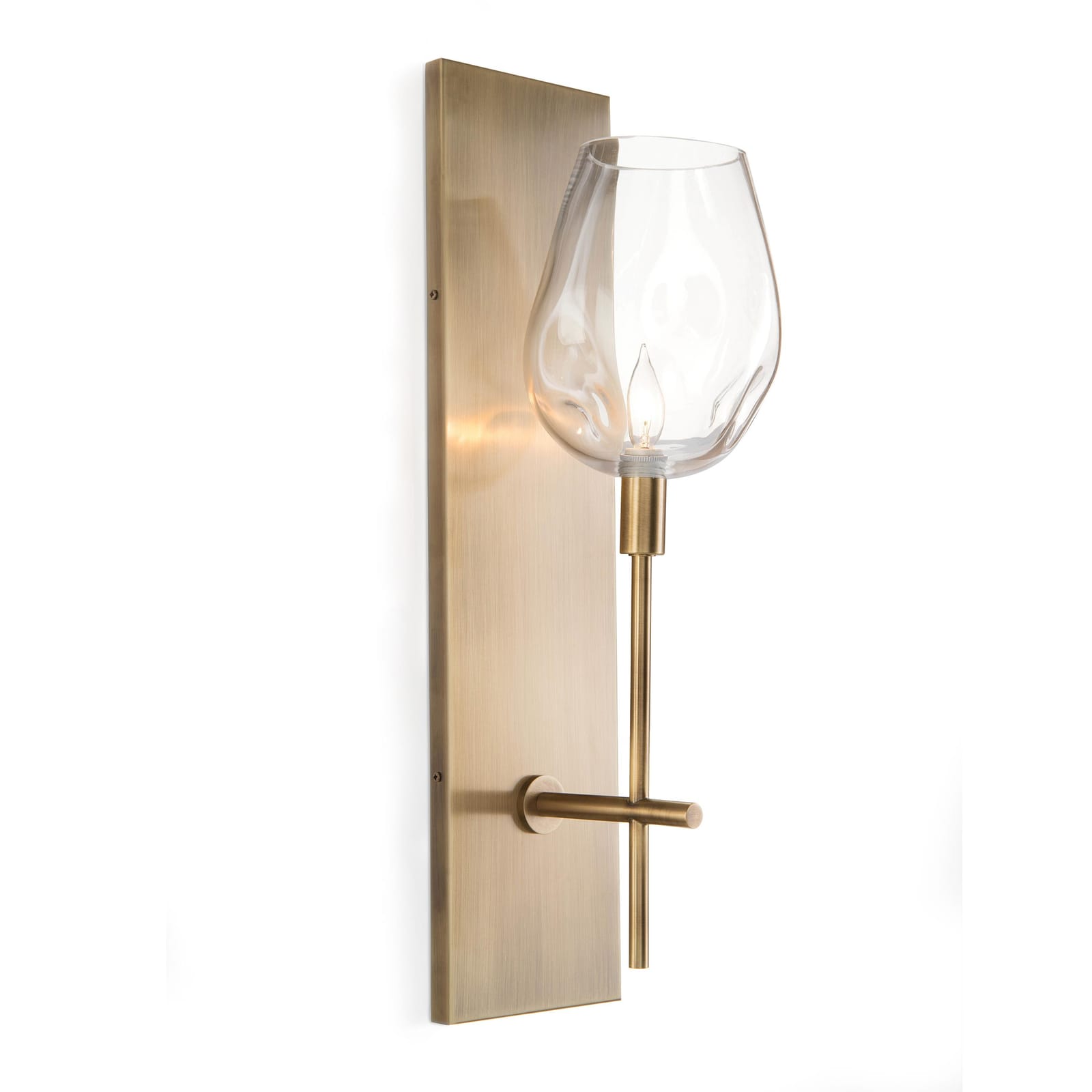 John Richard Glass Globe One-Light Wall Sconce official image 1