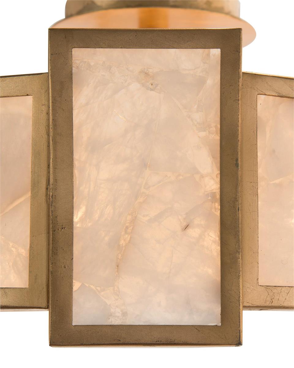 John Richard Calcite Panel Six-Light Semi-Flush official image 2