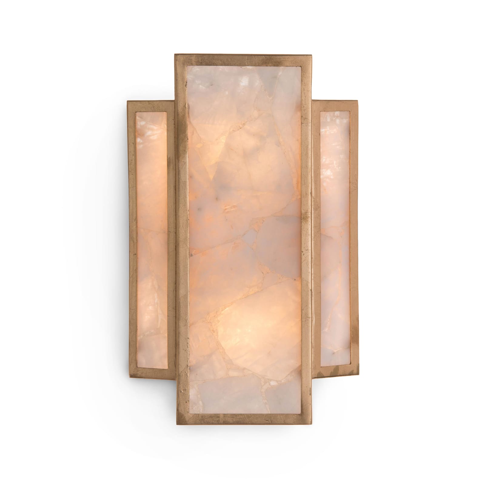 John Richard Calcite Panel Two-Light Wall Sconce official image 1