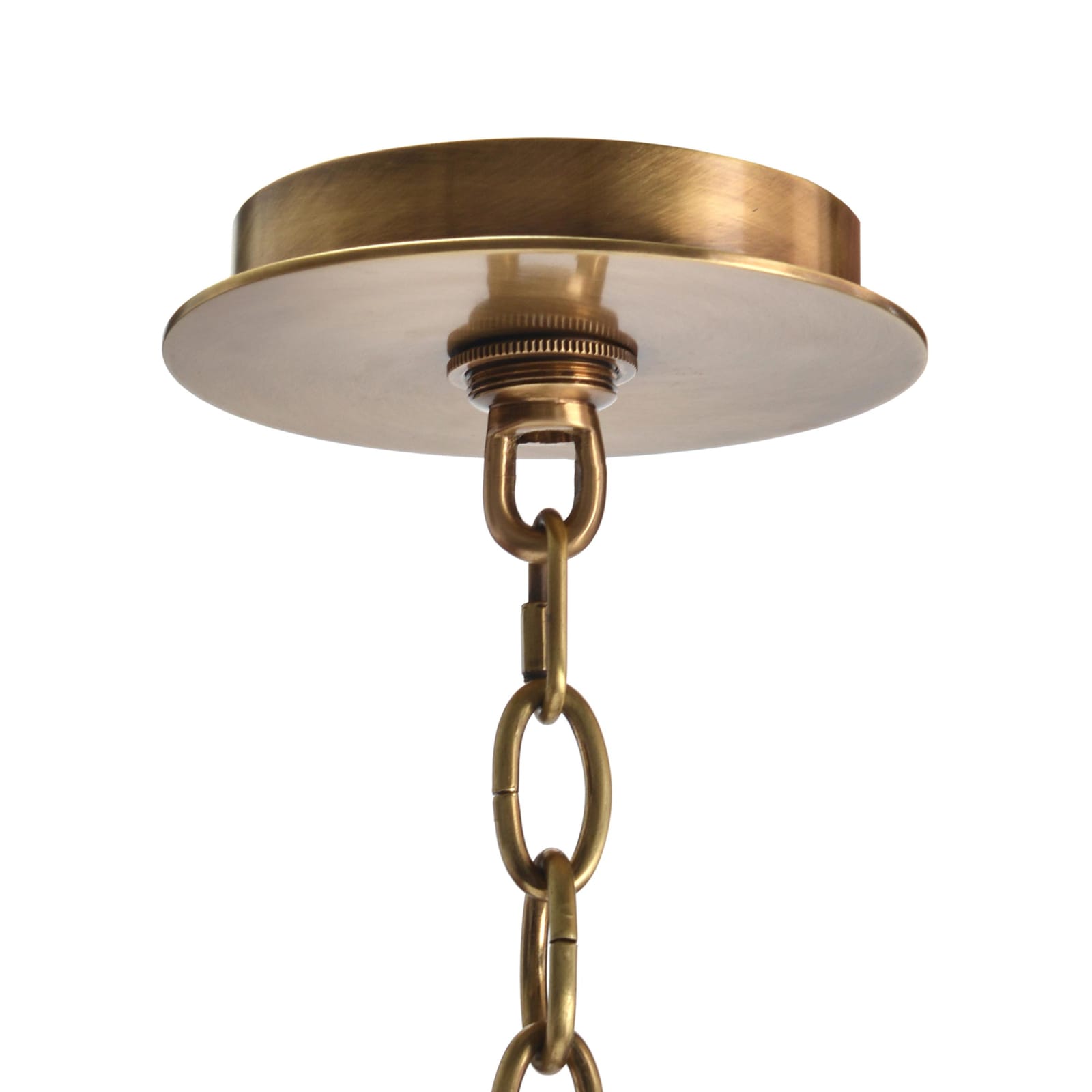 John Richard Acrylic and Brass Six-Light Chandelier official image 2
