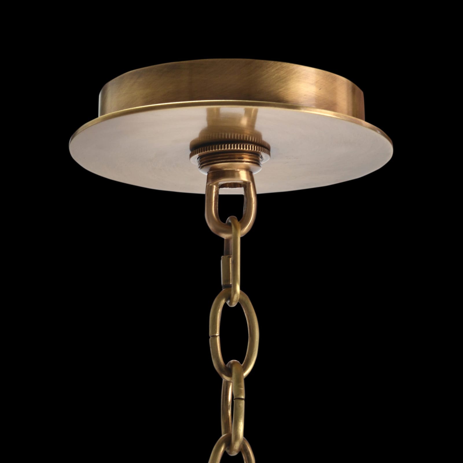John Richard Acrylic and Brass Six-Light Chandelier official image 4