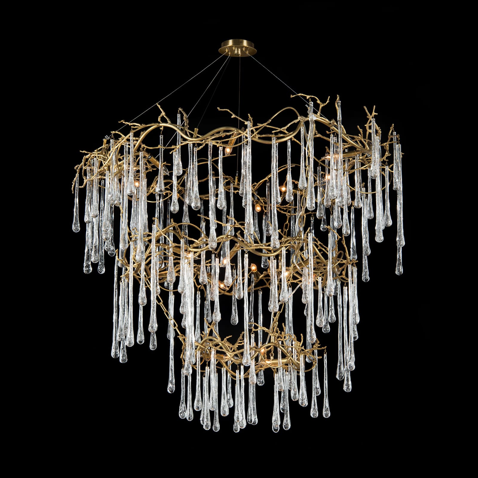 John Richard Branched Crystal Twenty-Light Chandelier official image 1